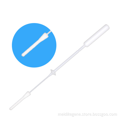 Pediatric Use Disposable Medical Sterile Mid-Turbinate Flocked Nasal Swabs